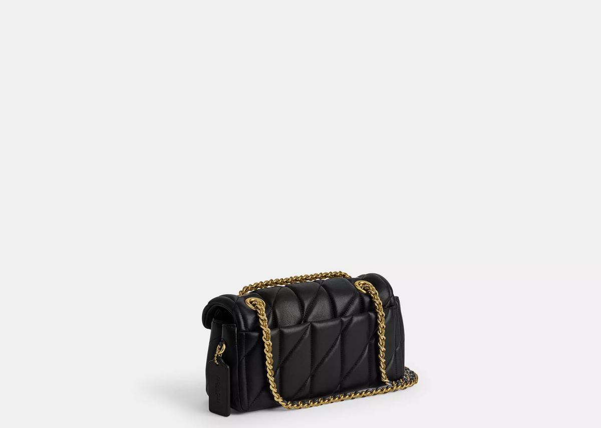 Coach Tabby Shoulder Bag 20 Pillow Quilting Brass/Black 2