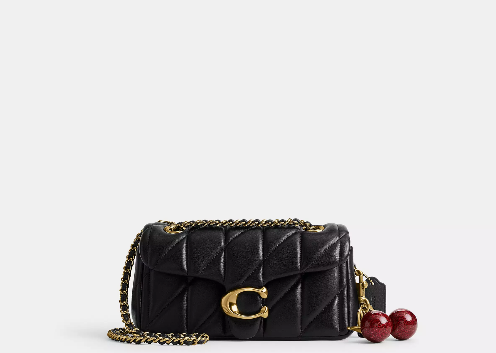 Coach Tabby Shoulder Bag 20 Pillow Quilting Brass/Black 3