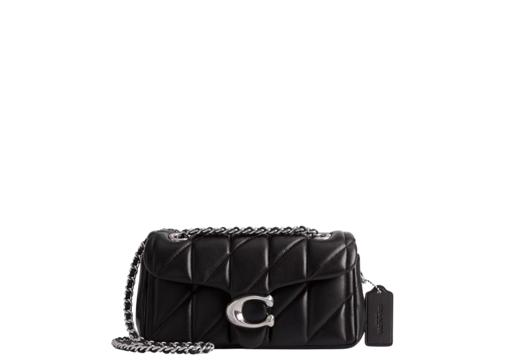 Coach Tabby Shoulder Bag 20 Pillow Quilting Silver/Black 6