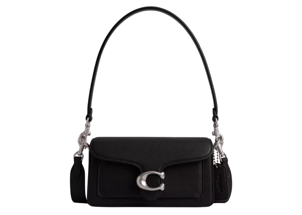 Coach Tabby Shoulder Bag 20 Silver/Black 6