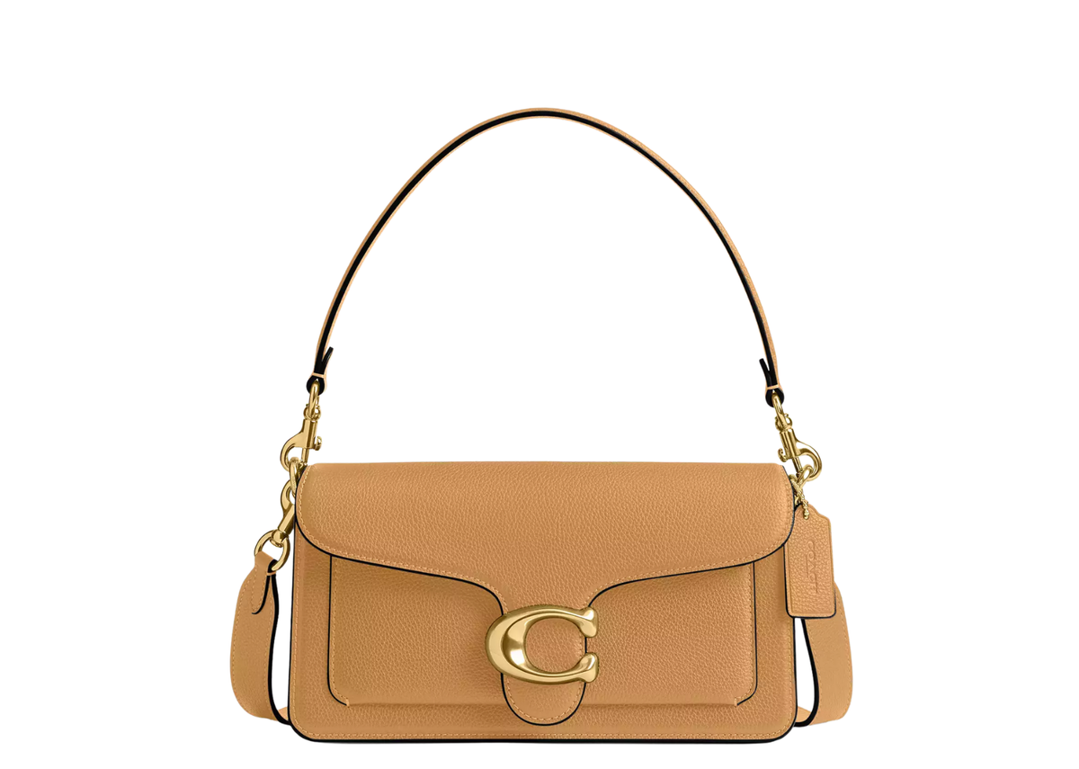 Coach Tabby Shoulder Bag 26 Brass/Biscuit