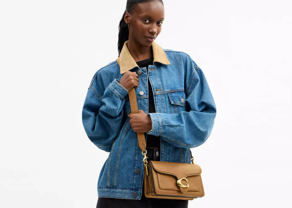 Coach Tabby Shoulder Bag 26 Brass/Biscuit 10