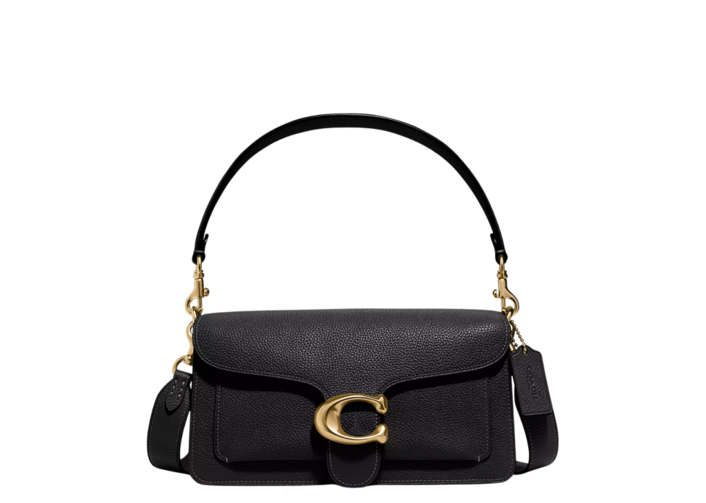 Coach Tabby Shoulder Bag 26 Brass/Black 6