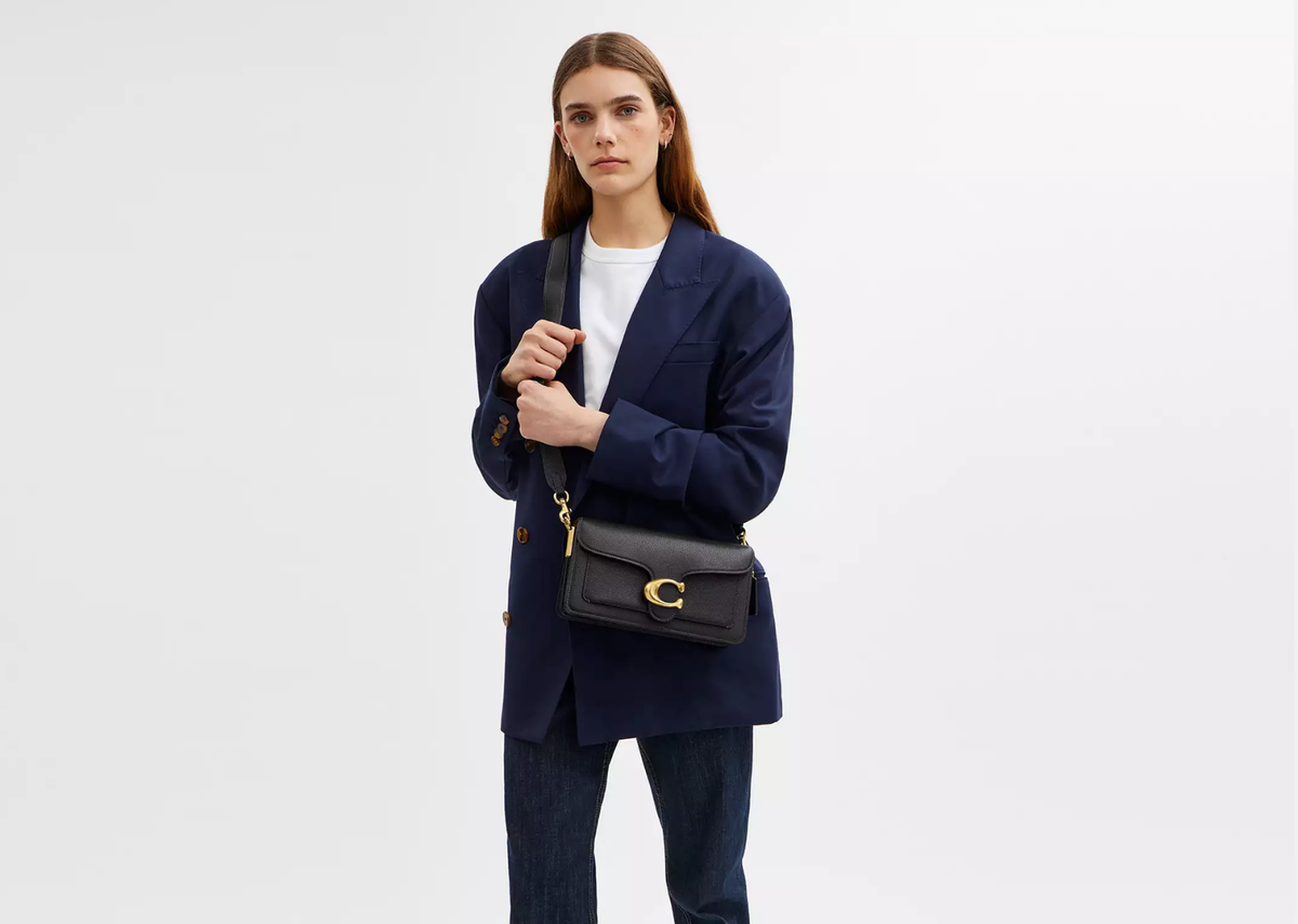 Coach Tabby Shoulder Bag 26 Brass/Black 5