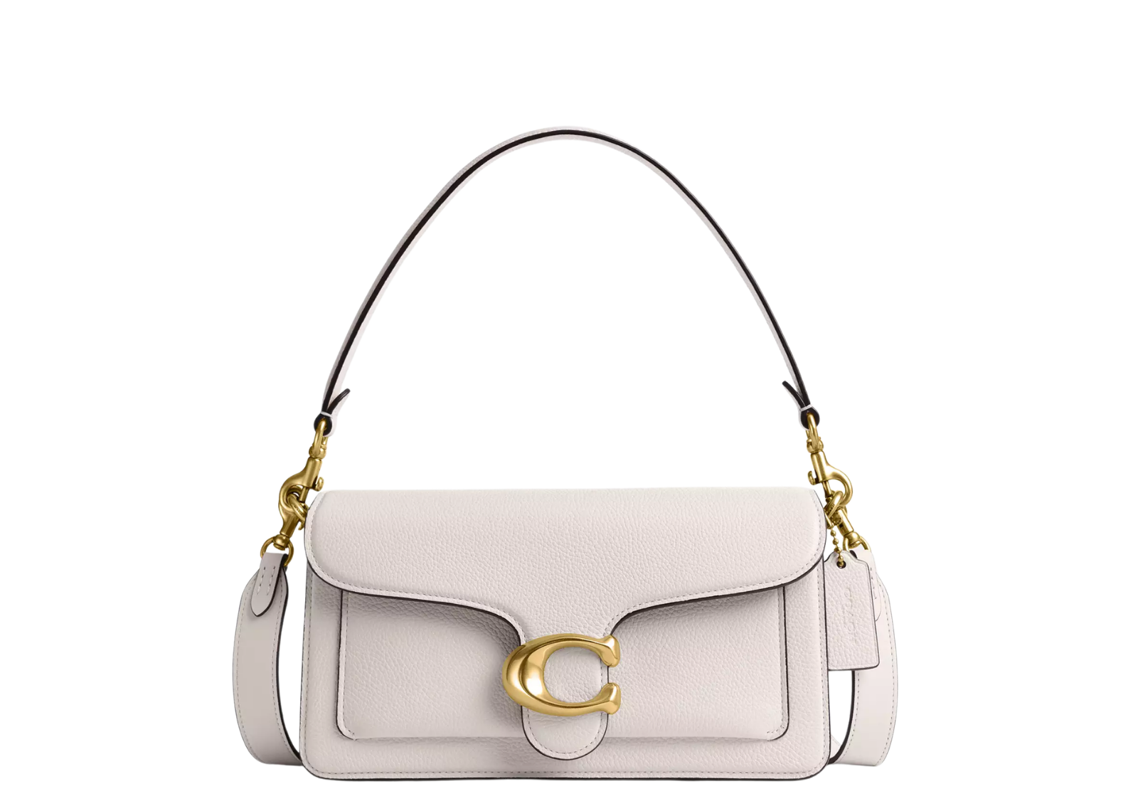 Coach Tabby Shoulder Bag 26 Brass/Chalk