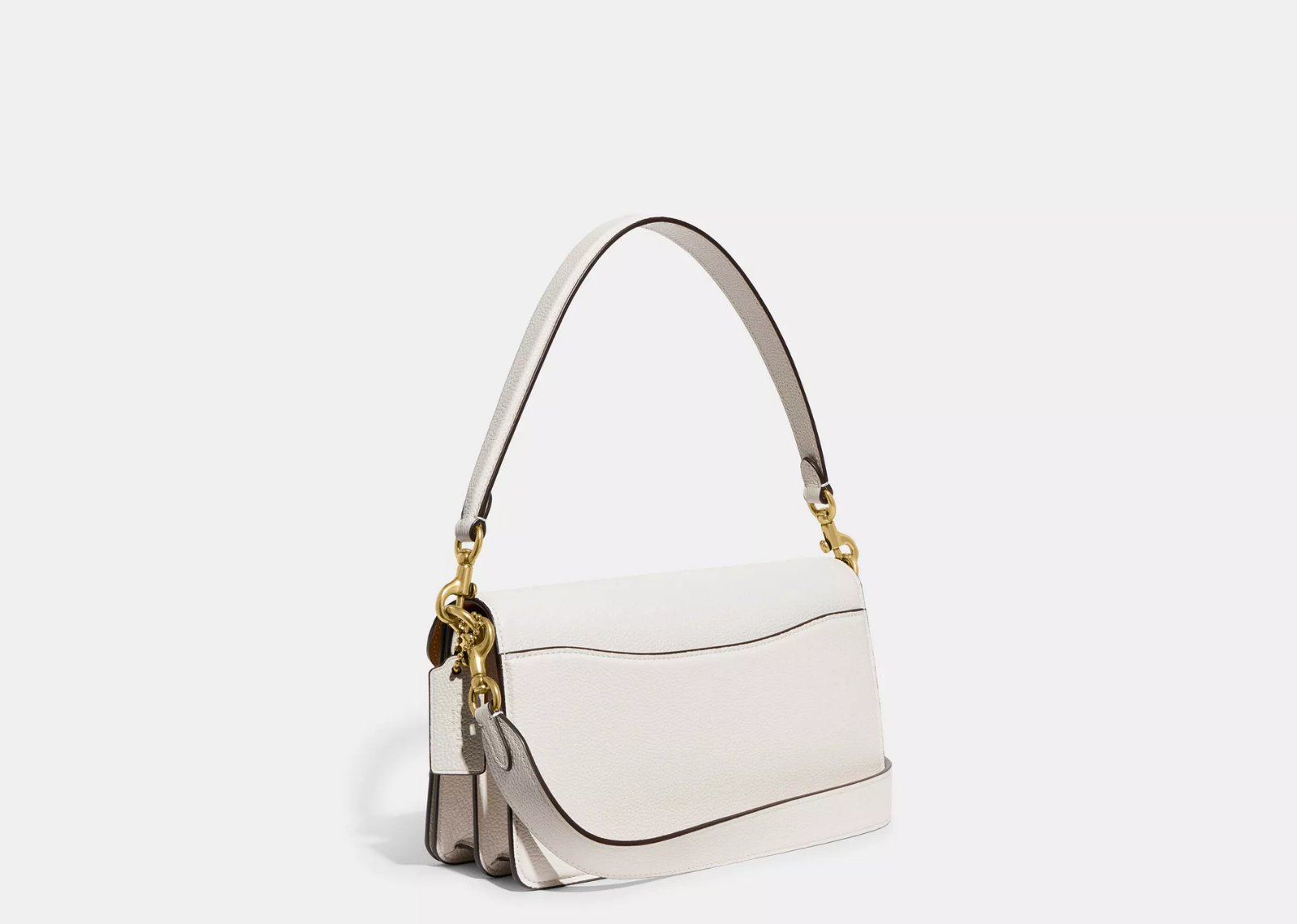 Coach Tabby Shoulder Bag 26 Brass/Chalk 2