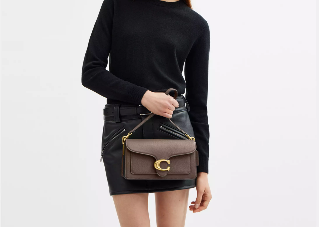 Coach Tabby Shoulder Bag 26 Brass/Dark Stone 10