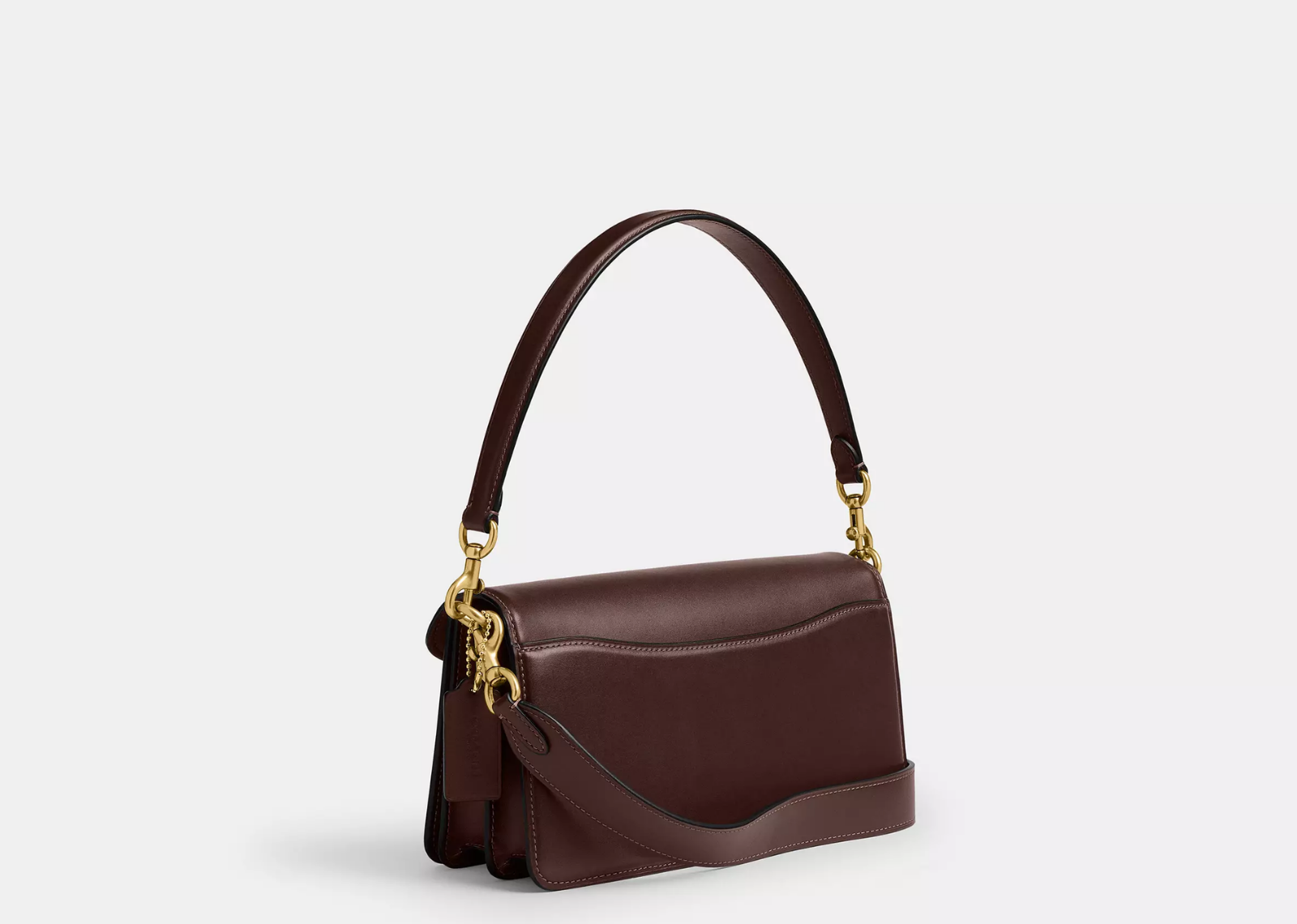 Coach Tabby Shoulder Bag 26 In Signature Canvas Brass/Maple 2
