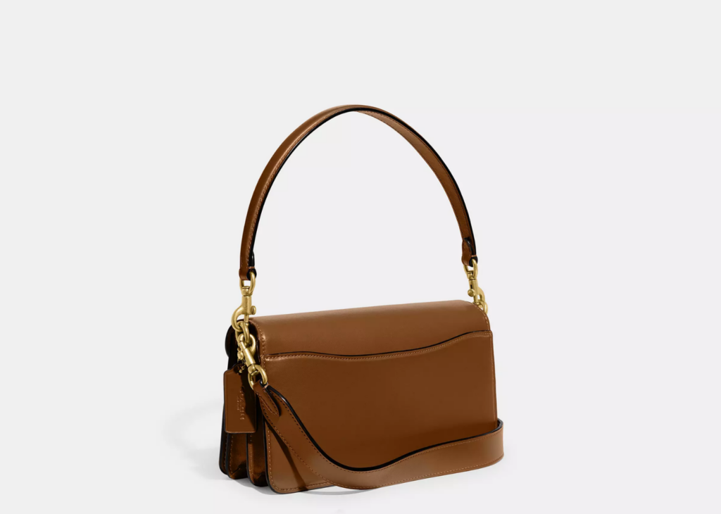Coach Tabby Shoulder Bag 26 In Signature Canvas Brass/Tan Brown 5