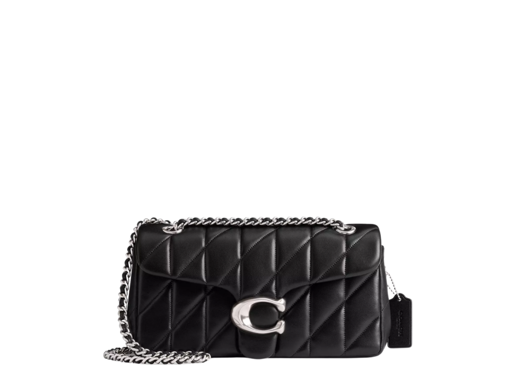 Coach Tabby Shoulder Bag 26 Pillow Quilting Silver/Black 6