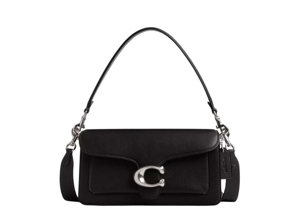 Coach Tabby Shoulder Bag 26 Silver/Black 6