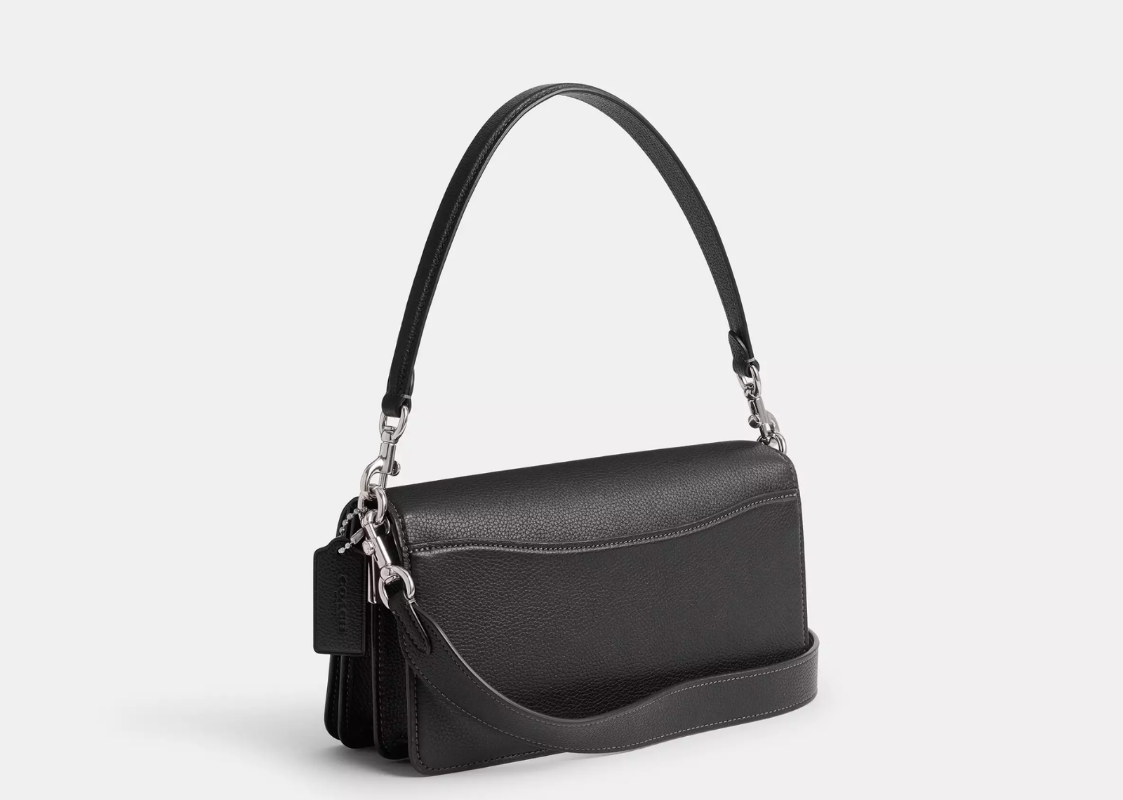 Coach Tabby Shoulder Bag 26 Silver/Black 2