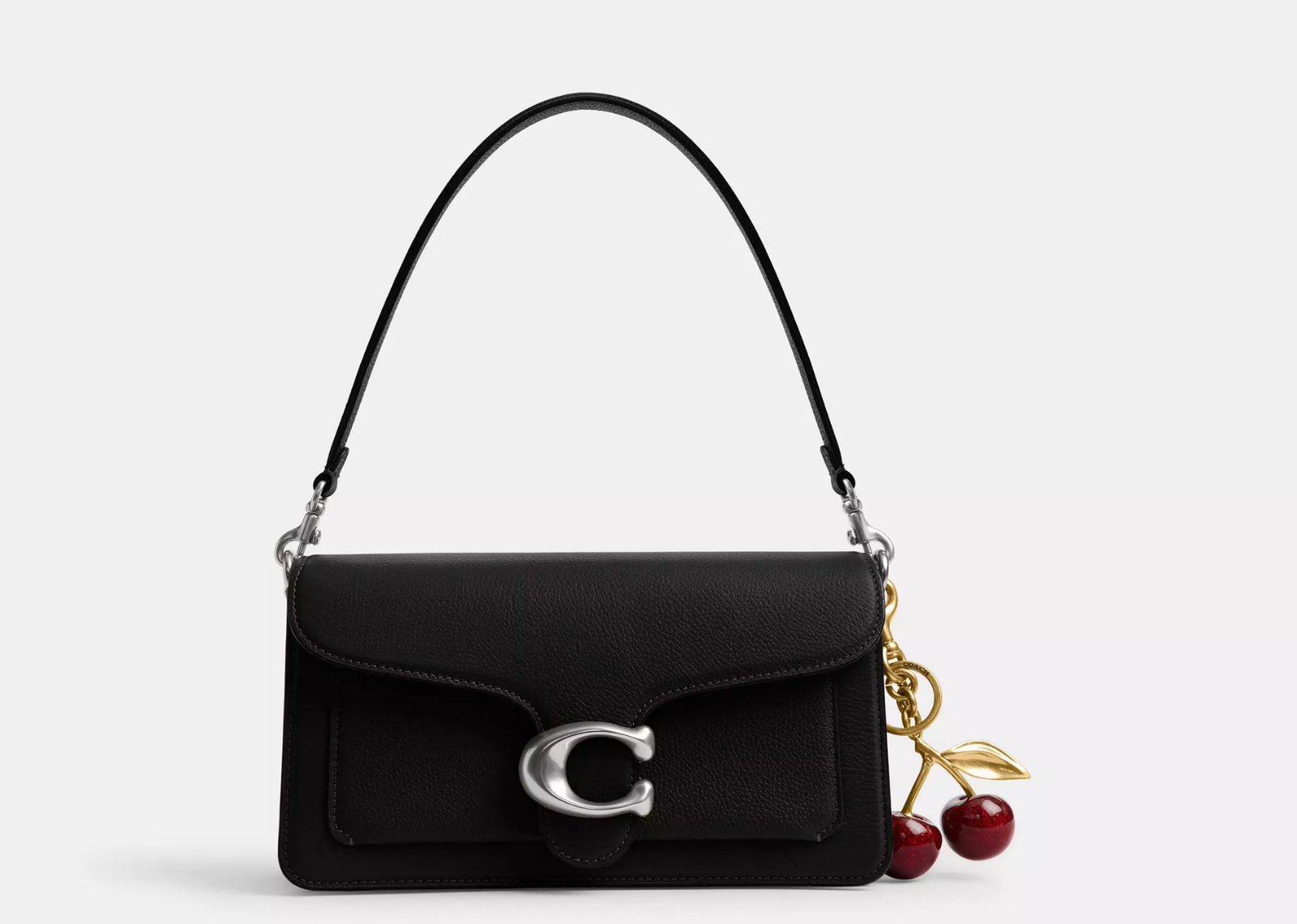 Coach Tabby Shoulder Bag 26 Silver/Black 3