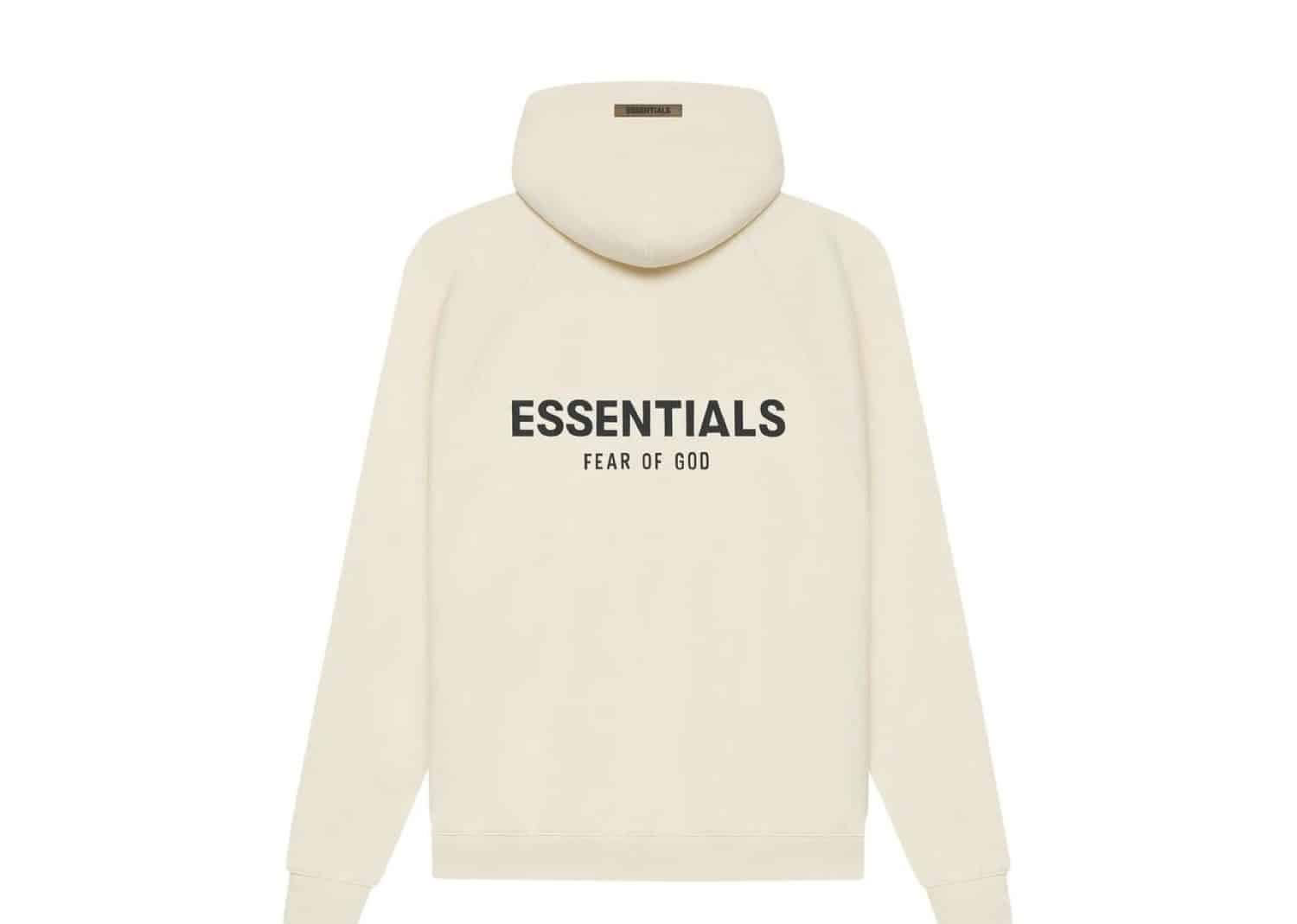 Fear of God Essentials Pull-Over Hoodie (SS21) Cream/Buttercream