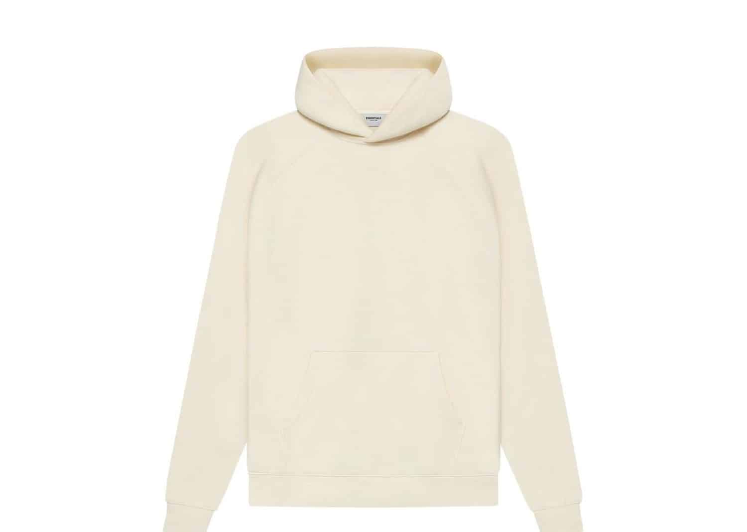 Fear of God Essentials Pull-Over Hoodie (SS21) Cream/Buttercream 2