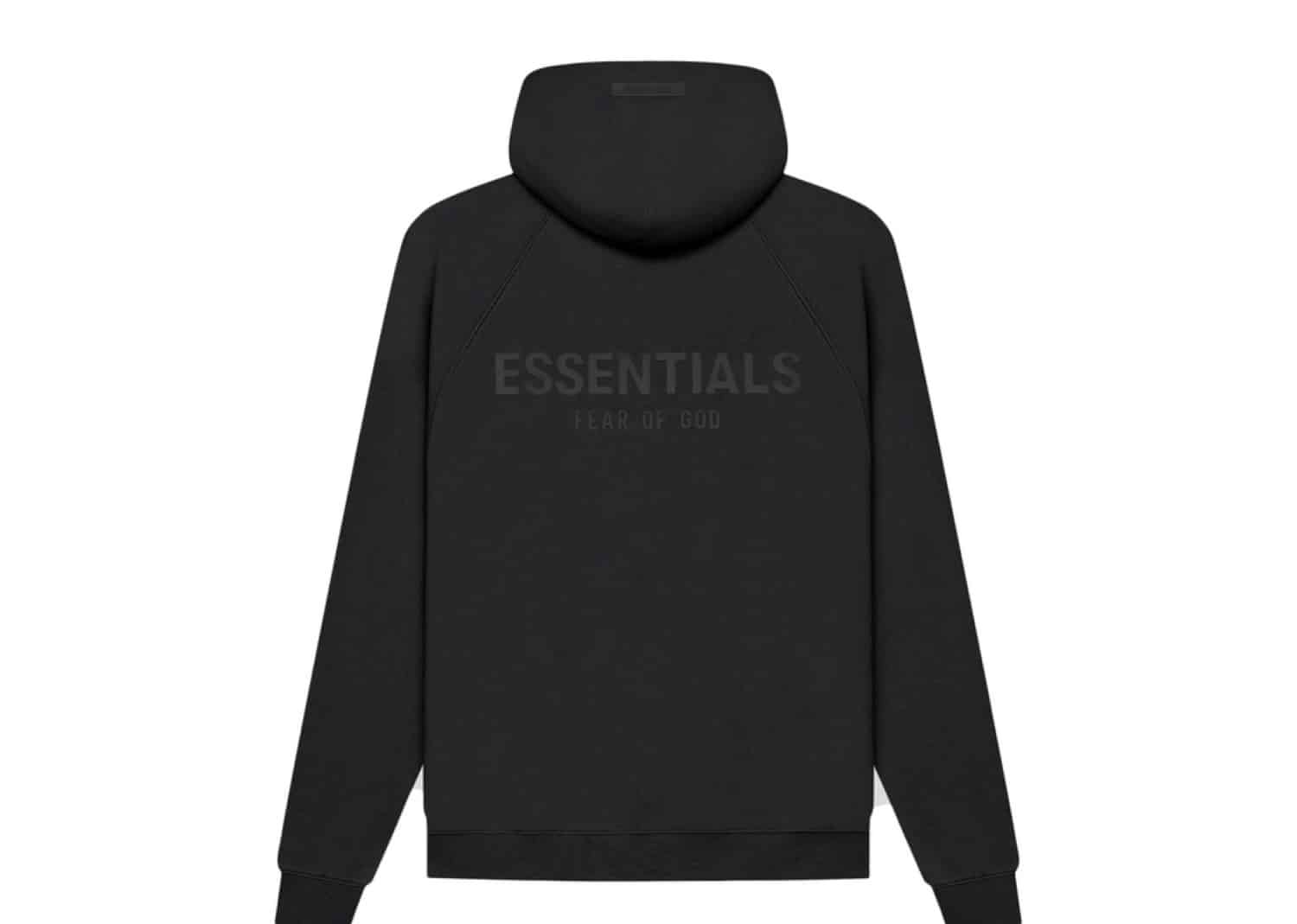 Fear of God Essentials Pull-Over Hoodie (SS21) Black/Stretch Limo