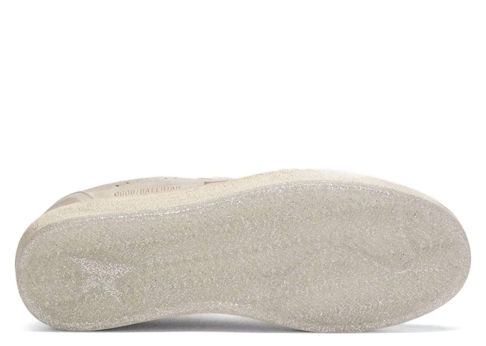Golden Goose Ball Star Gray Suede Tone-on-Tone Star Silver Heel Tab (W) 5
