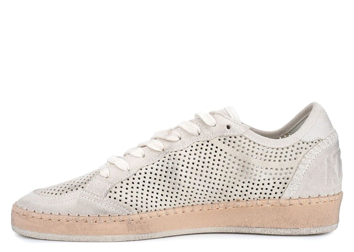 Golden Goose Ball Star Perforated Beige Suede Tone-on-Tone Star 3