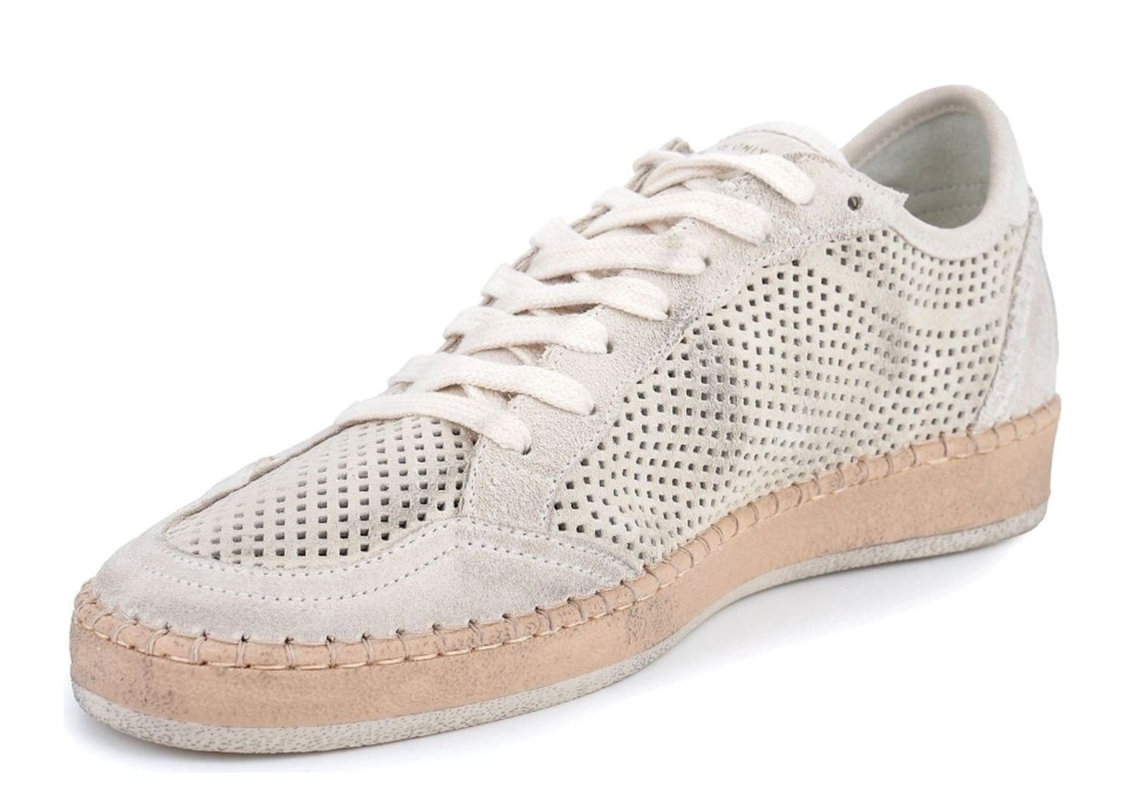 Golden Goose Ball Star Perforated Beige Suede Tone-on-Tone Star 4