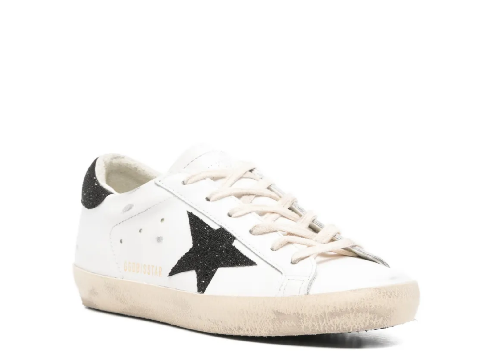 Golden Goose Super-Star Black Swarovski Crystal Star Heel Tab (W) 2