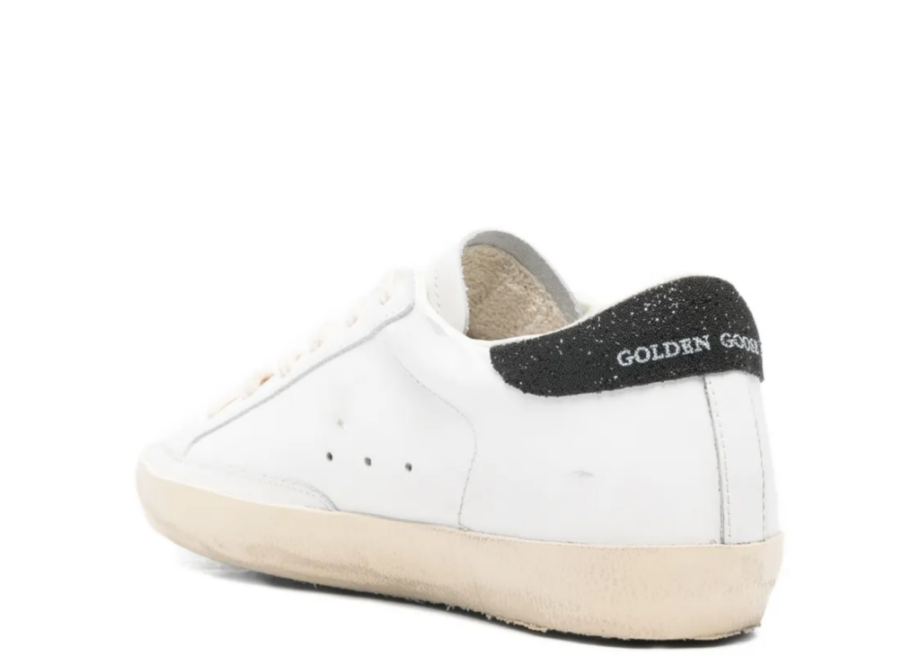 Golden Goose Super-Star Black Swarovski Crystal Star Heel Tab (W) 6