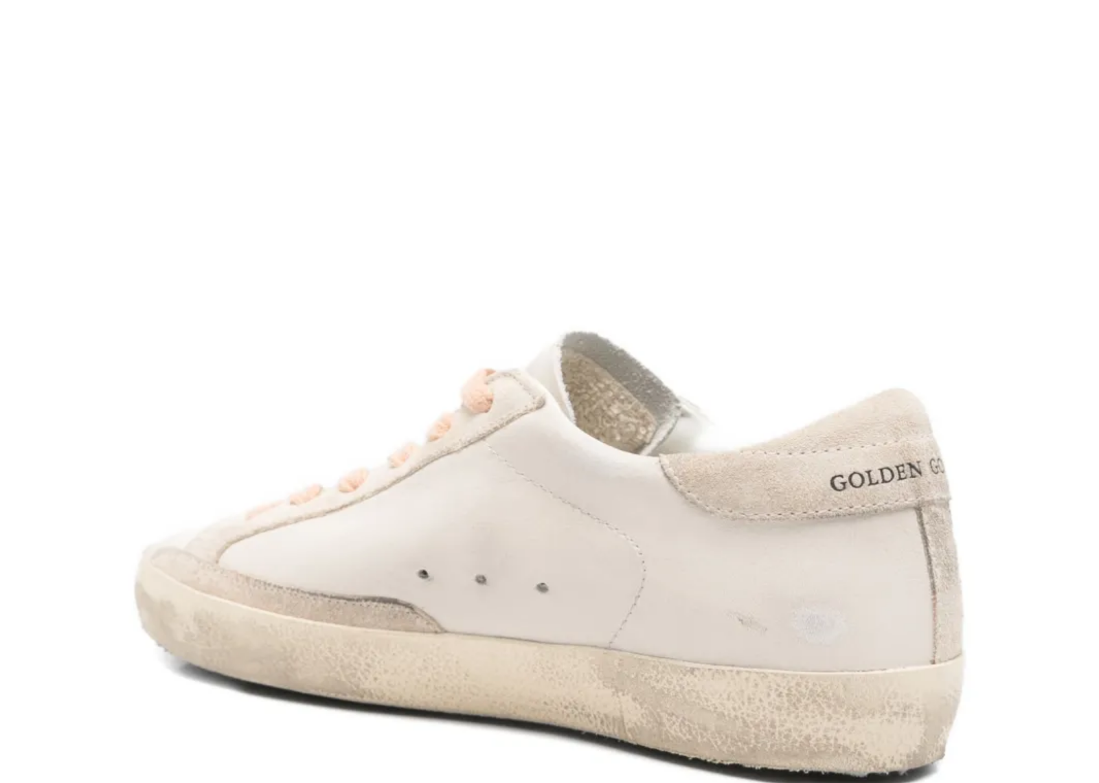 Golden Goose Super-Star LTD Beige Suede Star Swarovski Studs (W) 3