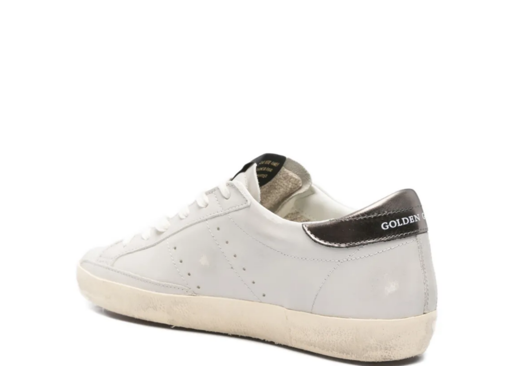 Golden Goose Super-Star Powder Light Blue Platinum Crackle Star (W) 6