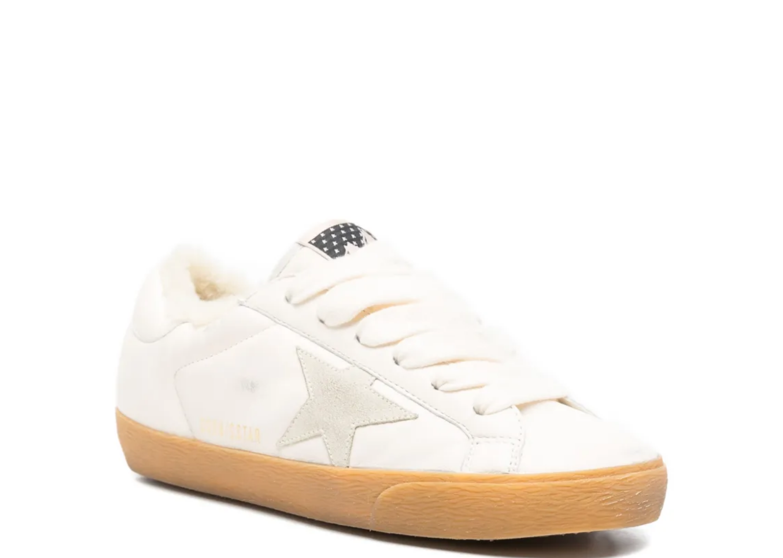 Golden Goose Super-Star White Nappa Suede Star Shearling Lining (W) 2