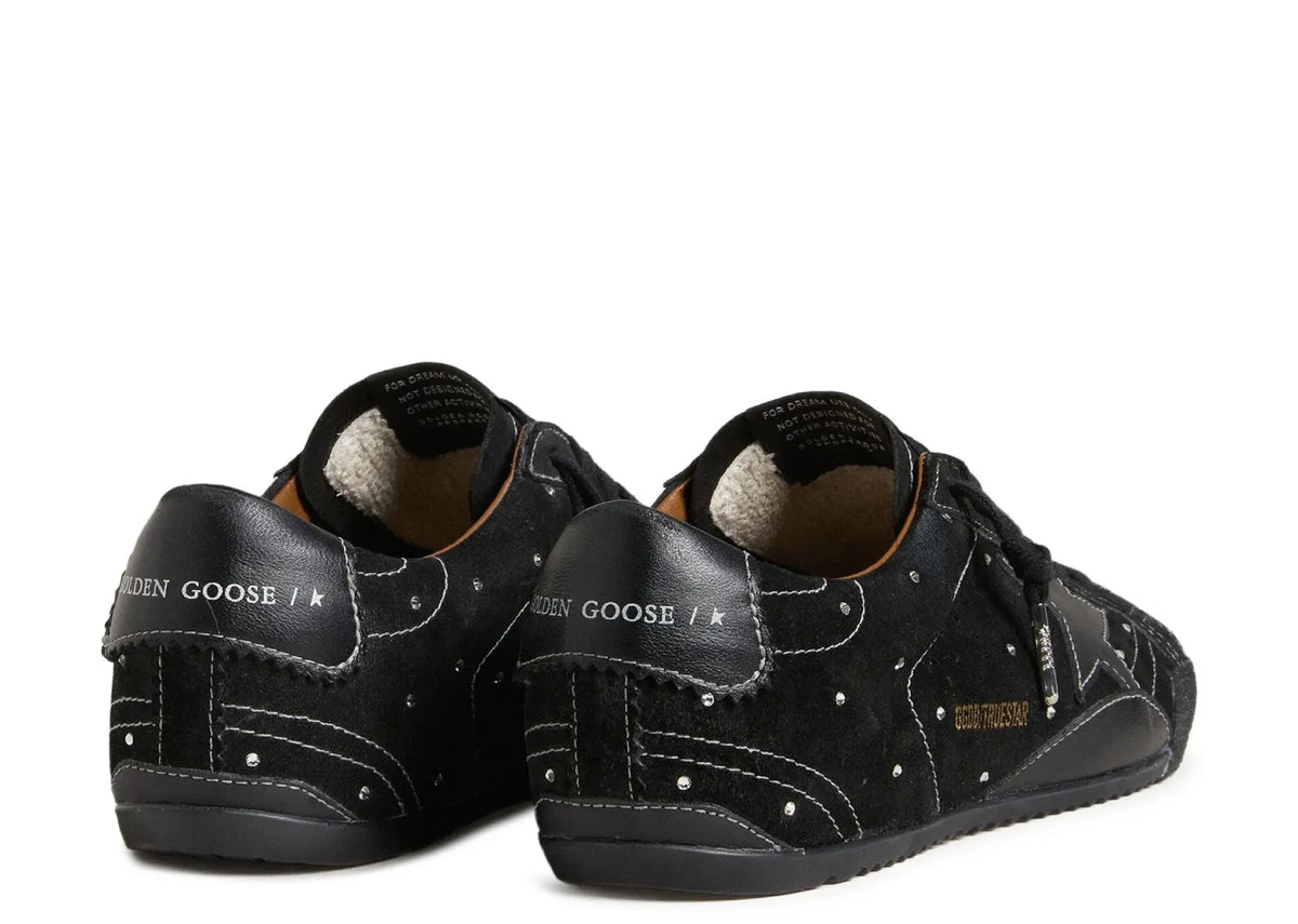 Golden Goose True-Star Black Suede Swarovski Crystal Black Star Heel (W) 3