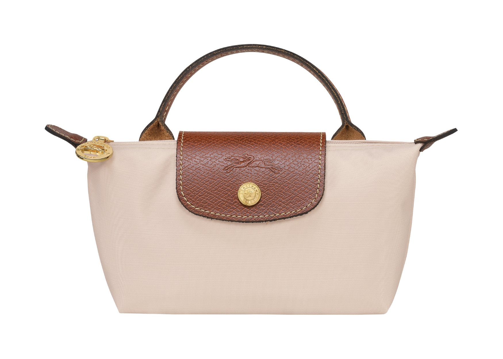 Longchamp Le Pliage Original Pouch With Handle 'Paper' denemezapt.myshopify.com Zaptila