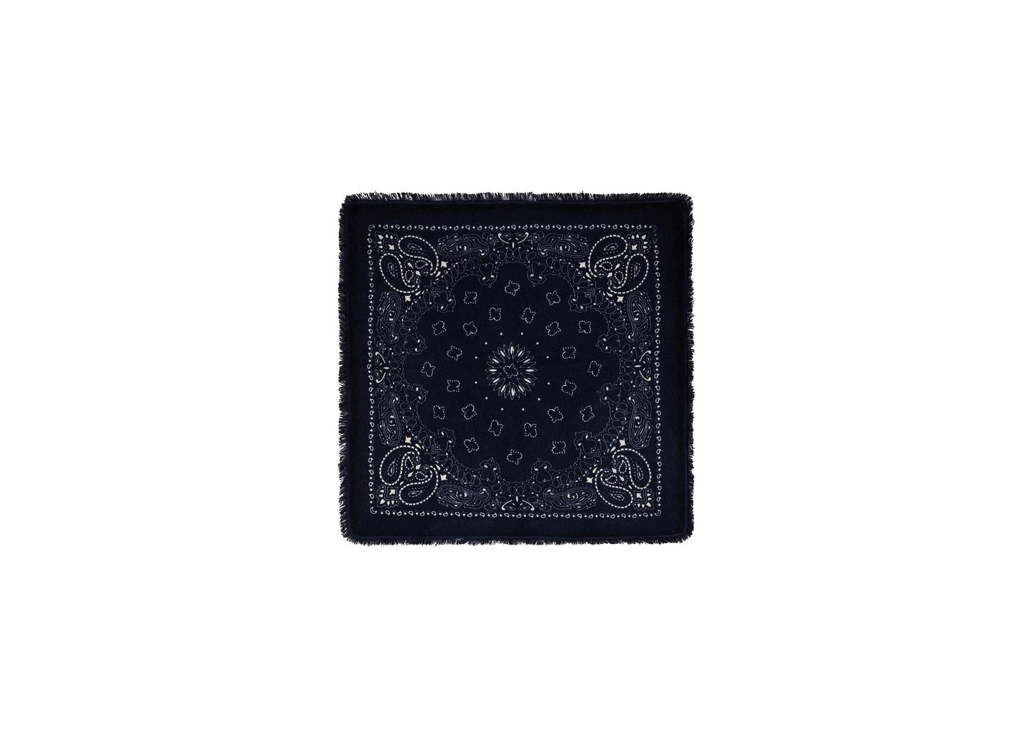 KUJTEN Small Bandana Hachi Dark Navy Blue