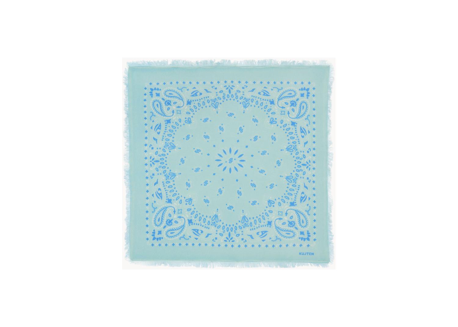 KUJTEN Large Bandana Hachiko Bico Bleu Green