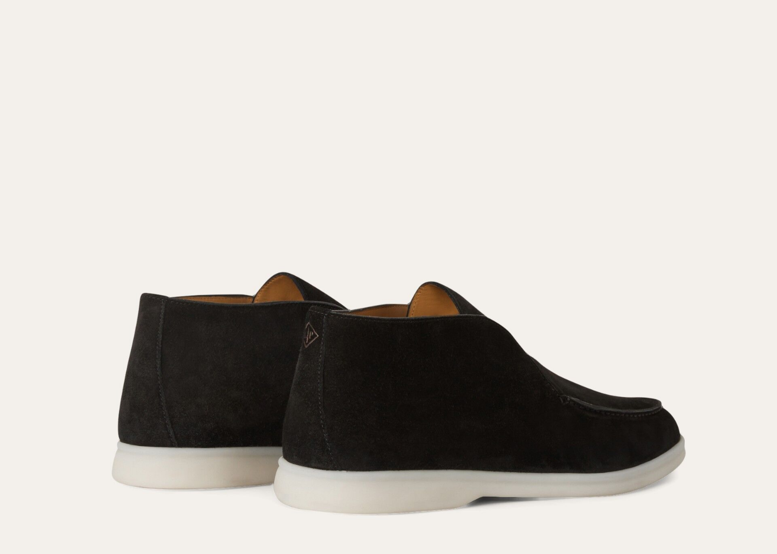 Loro Piana Open Walk Ankle Boot Suede Black 3