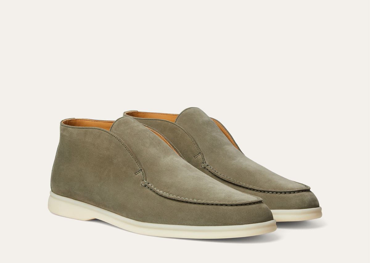 Loro Piana Open Walk Ankle Boot Suede Cucunci 2