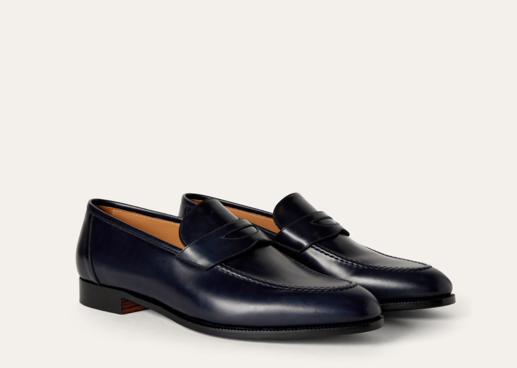 Loro Piana Sergio Loafer Calfskin Blue Navy 5
