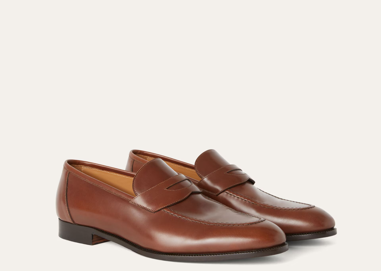 Loro Piana Sergio Loafer Calfskin Cuoio Inglese 2