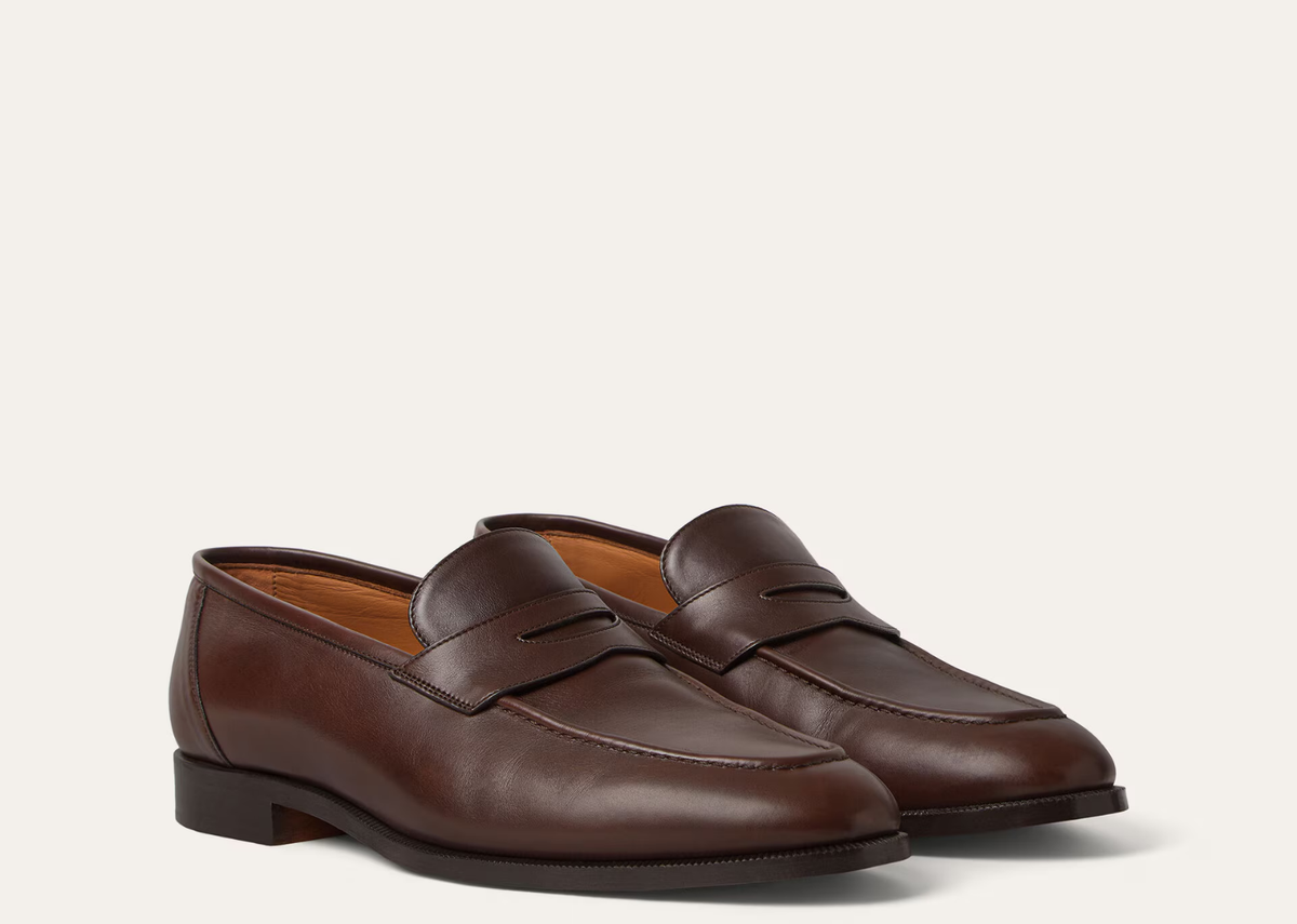 Loro Piana Sergio Loafer Calfskin French Coffee 2