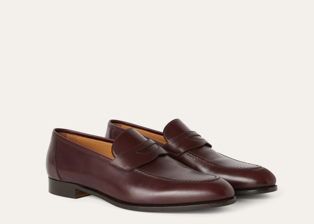 Loro Piana Sergio Loafer Calfskin Night Burgundy 5