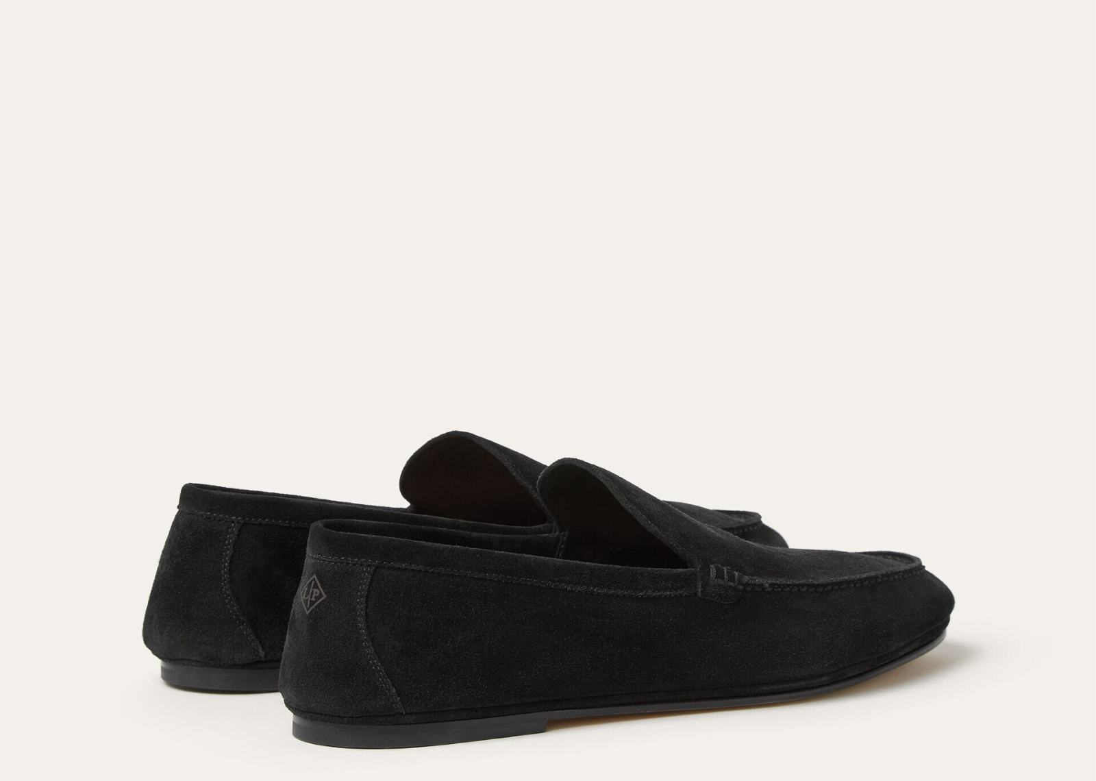 Loro Piana Summer Anton Walk Loafer Suede Black 3