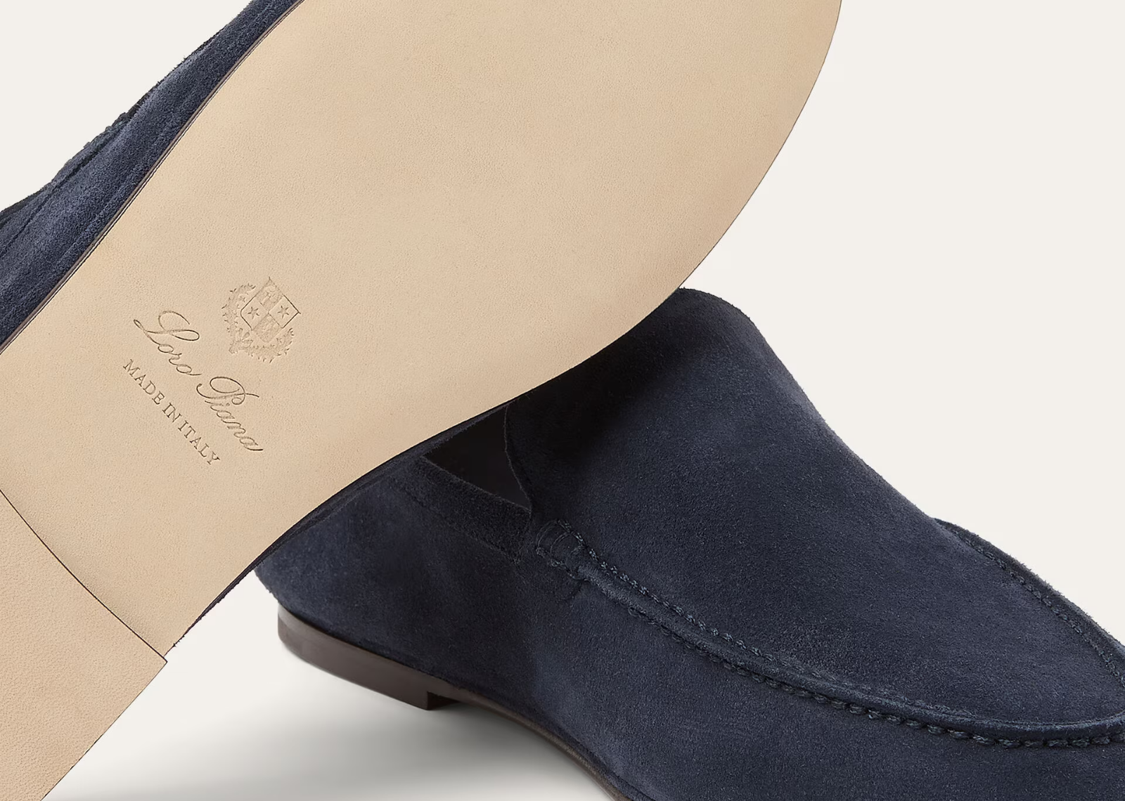 Loro Piana Summer Anton Walk Loafer Suede Dark Blue Abyss 4