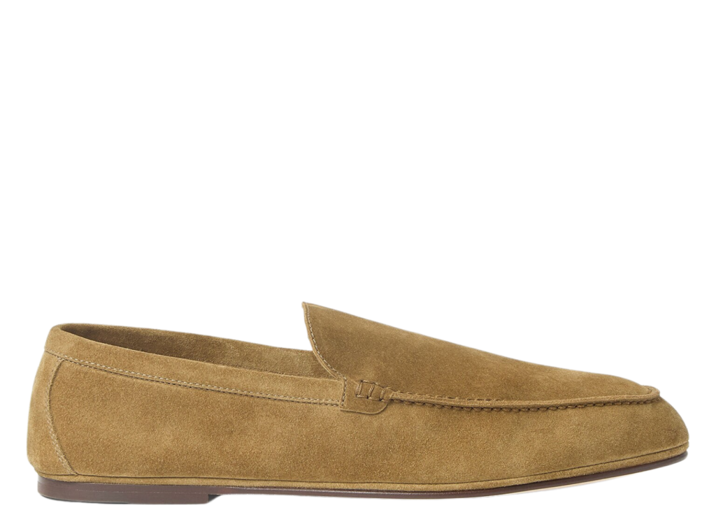 Loro Piana Summer Anton Walk Loafer Suede Savana Bark 6