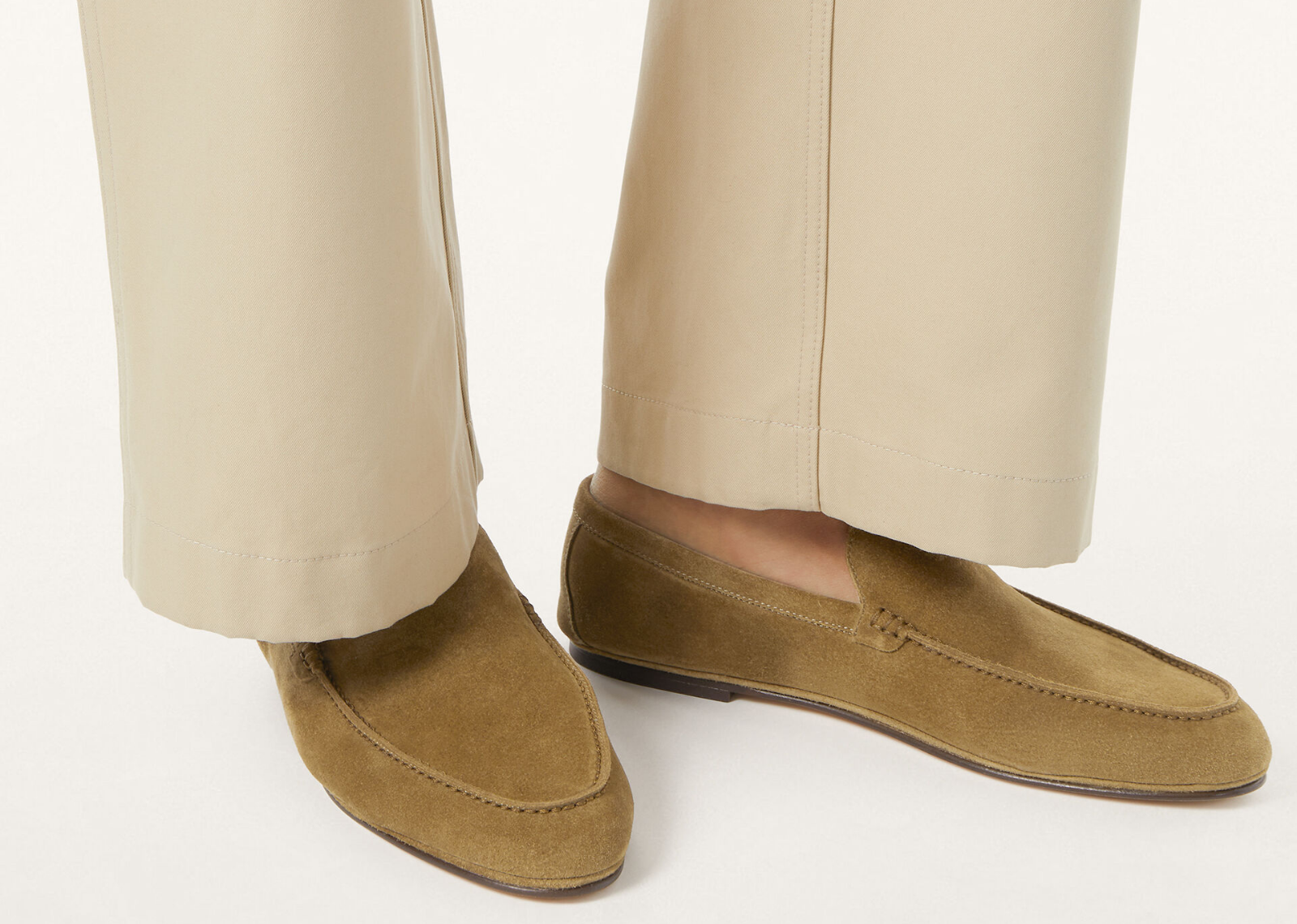 Loro Piana Summer Anton Walk Loafer Suede Savana Bark 5