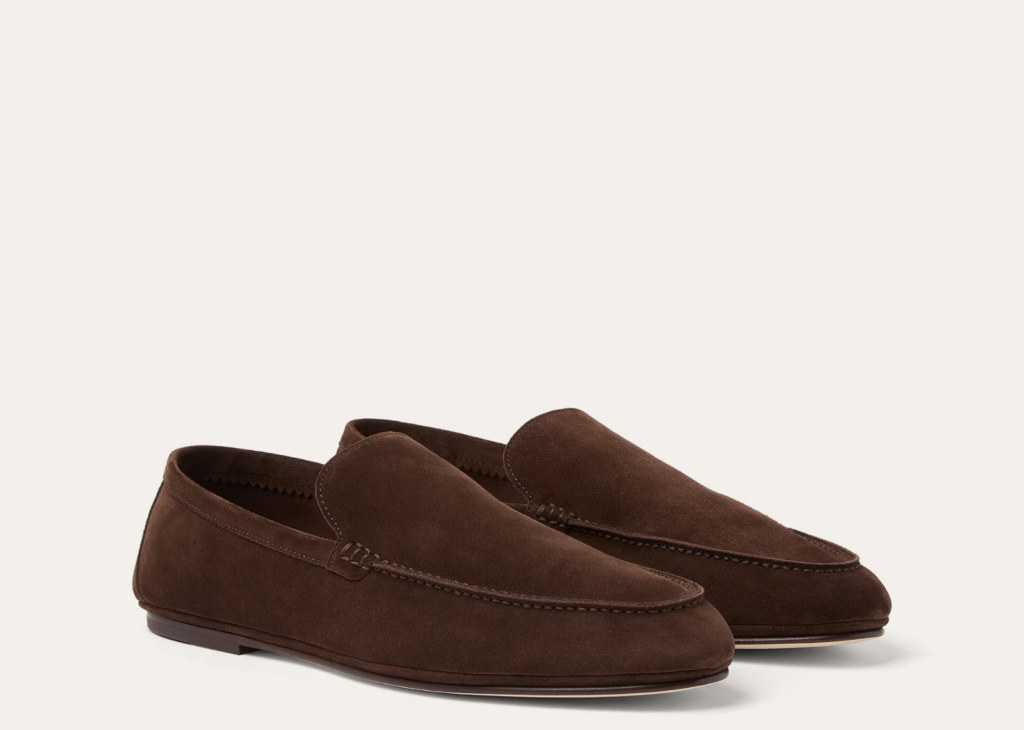 Loro Piana Summer Anton Walk Loafer Suede Terra 7