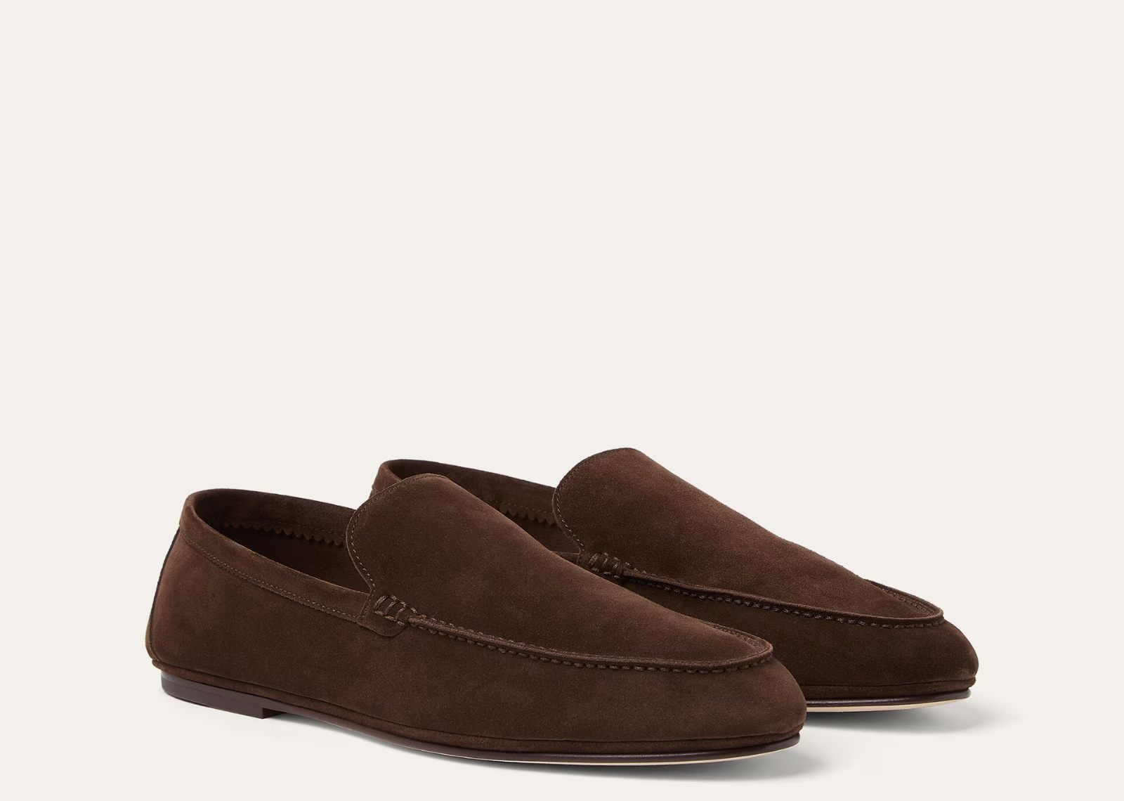 Loro Piana Summer Anton Walk Loafer Suede Terra 2