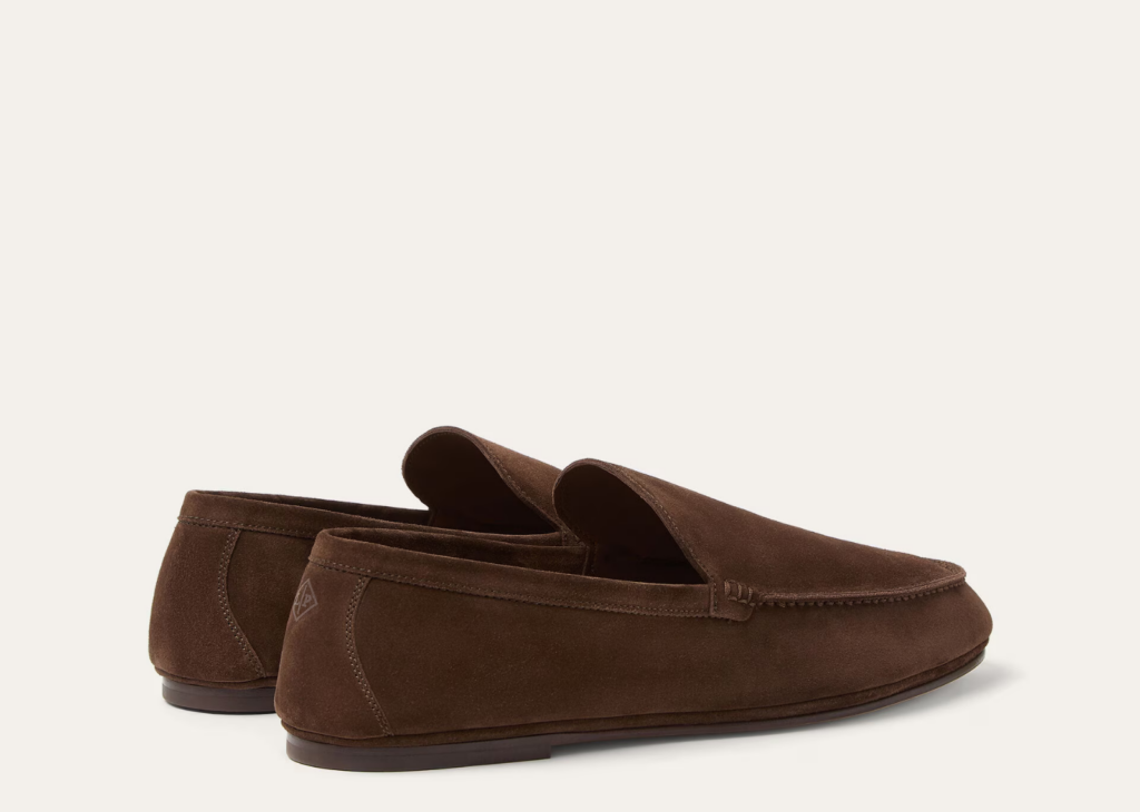 Loro Piana Summer Anton Walk Loafer Suede Terra 8