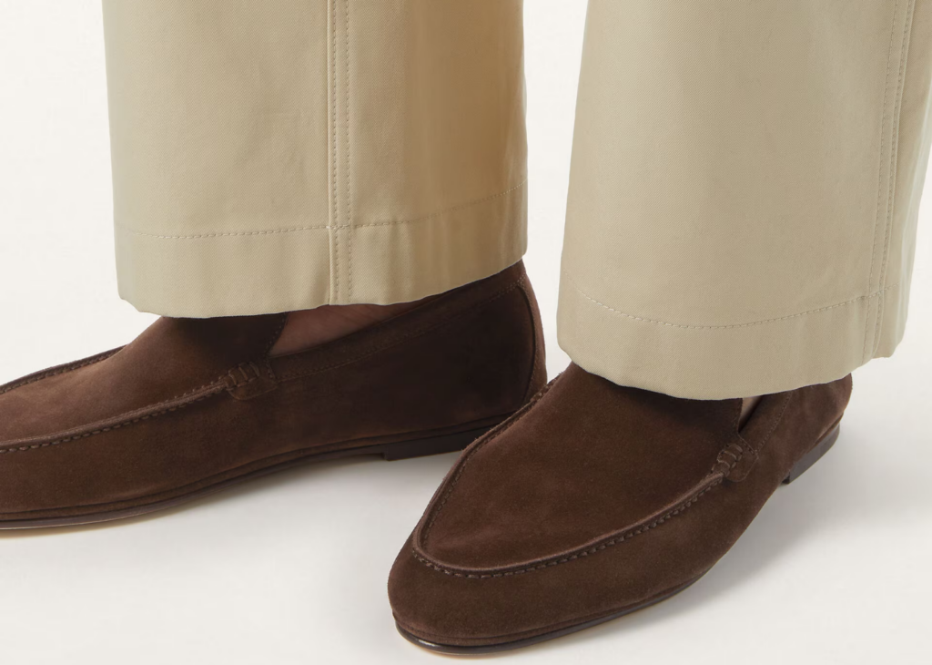 Loro Piana Summer Anton Walk Loafer Suede Terra 10