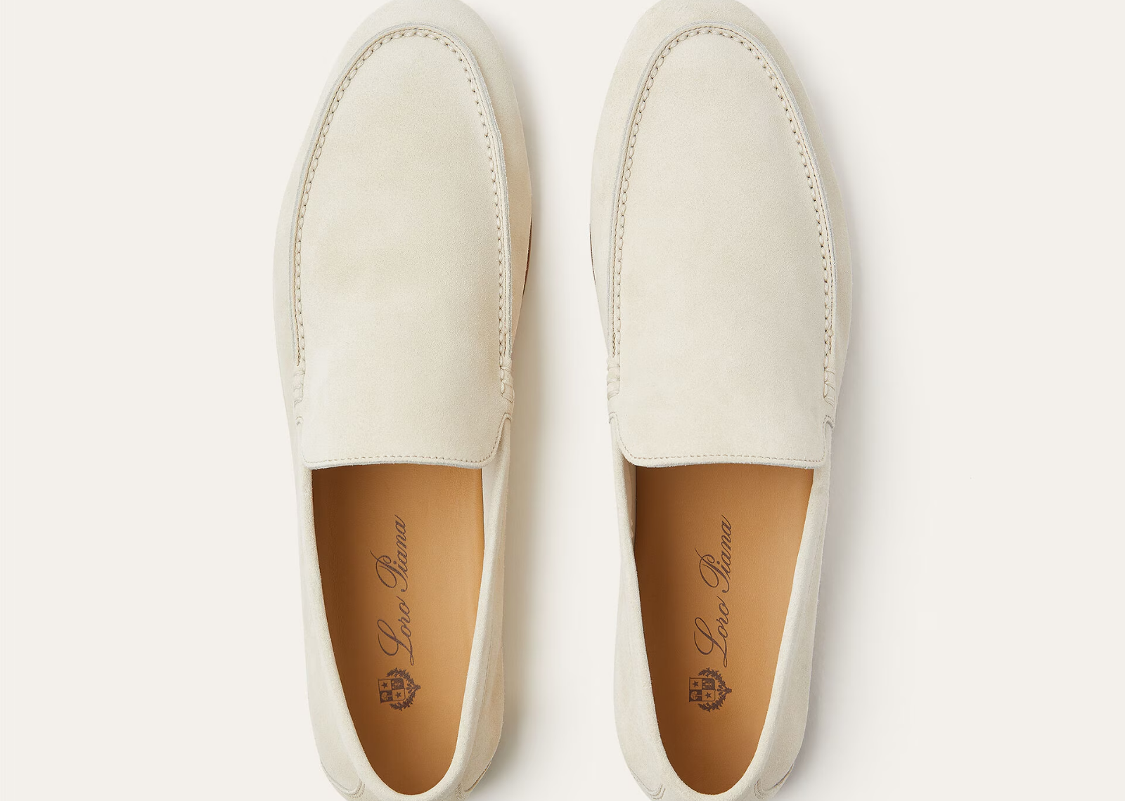 Loro Piana Summer Anton Walk Loafer Suede Yogurt 5
