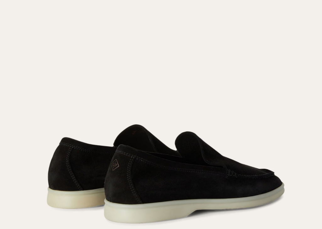 Loro Piana Summer Walk Loafer Suede Black 8