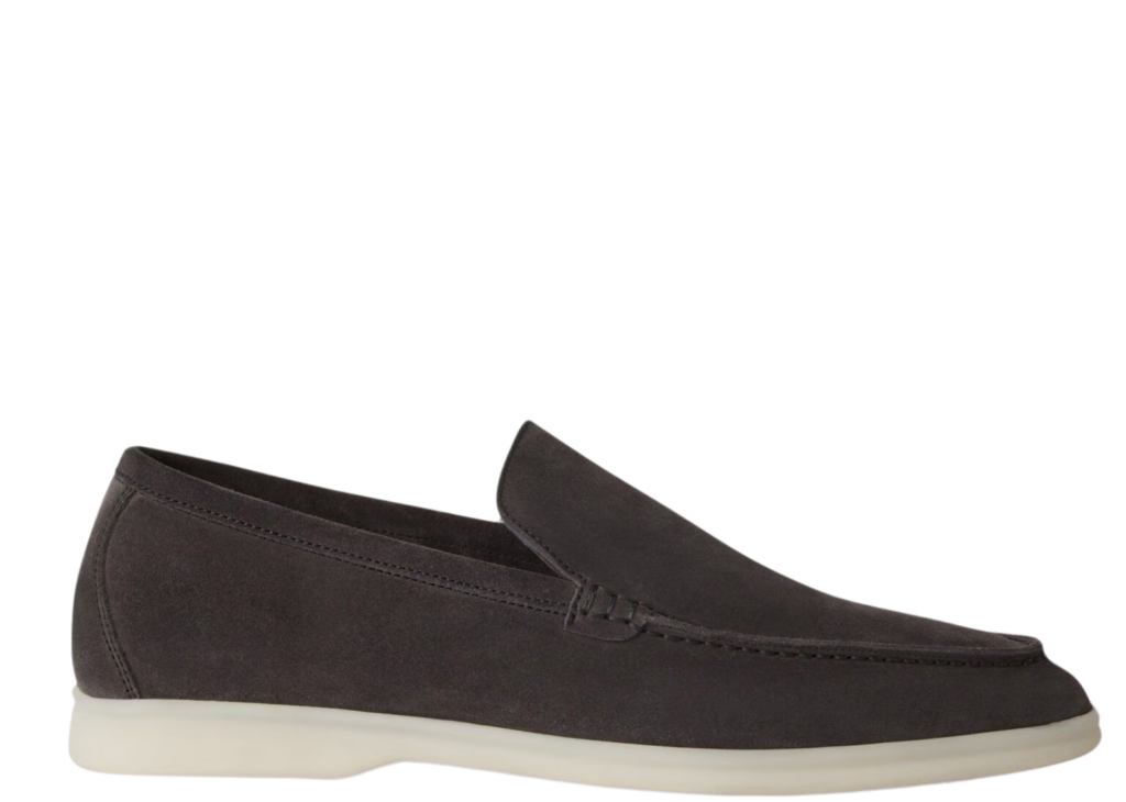 Loro Piana Summer Walk Loafer Suede Caviar 6