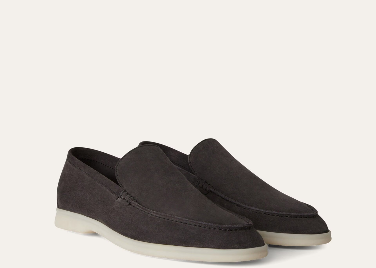 Loro Piana Summer Walk Loafer Suede Caviar 2